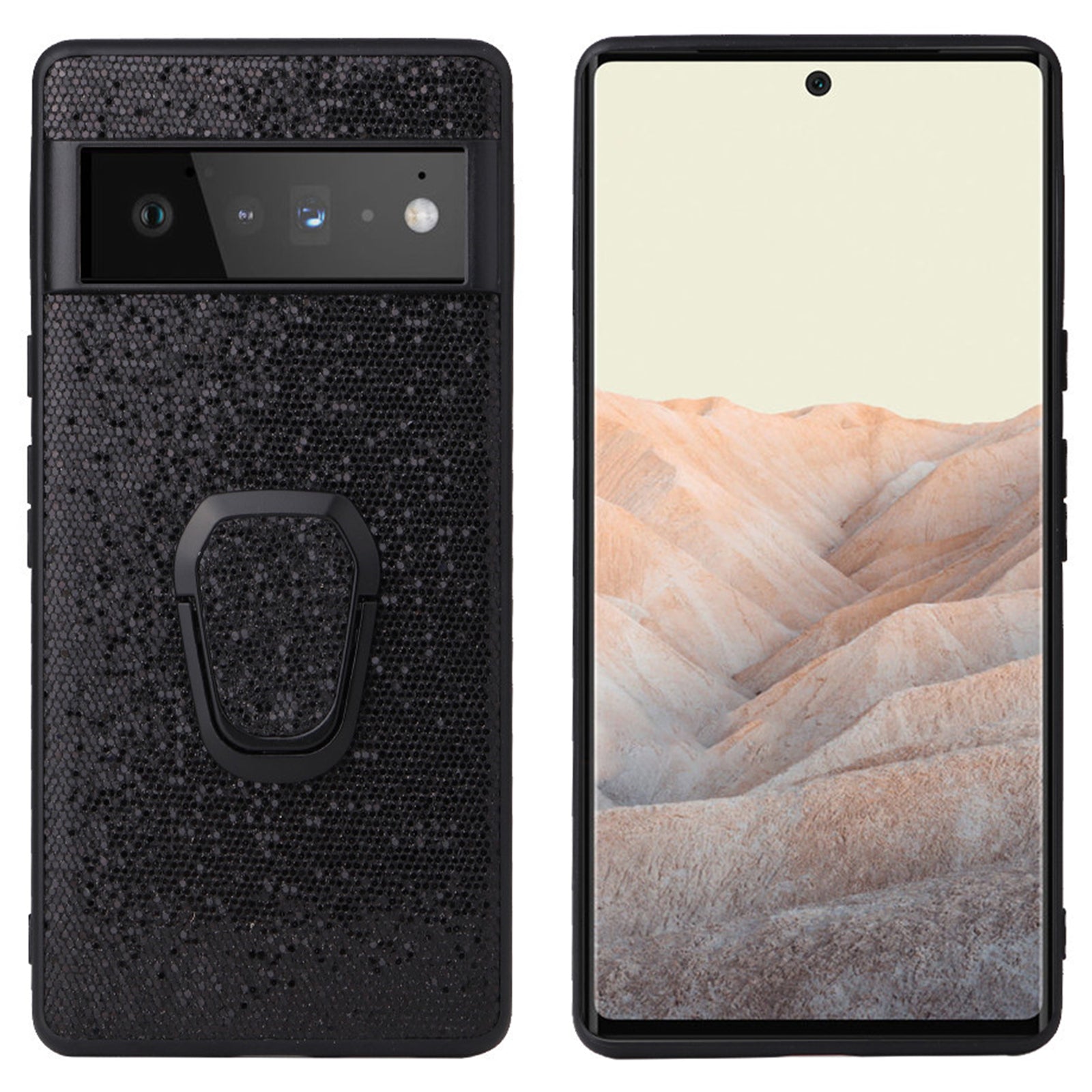 For Google Pixel 7 Pro 5G Kickstand Phone Case Textured PU Leather Coated TPU PC Anti-drop Back Cover For Google Pixel 7 Pro 5G Kickstand Phone Case Textured PU Leather Coated TPU PC Anti-drop Back Cover